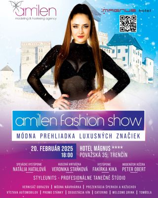 ⚠️20. februára sa stretneme na Amilen fashion show v Trenčíne!😍 Prídte nás podporiť a pozrieť sa na našu novú kolekciu 😉...